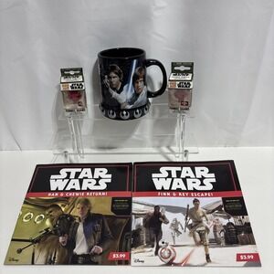Bundle Black Star Wars Coffee Mug by Galerie Lucas Film Luke Han Solo Books Pops